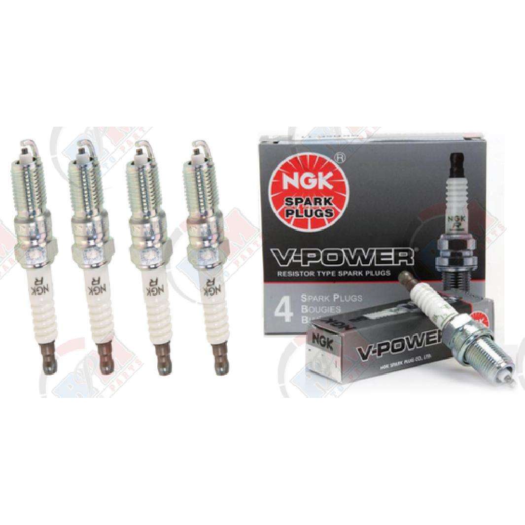V-POWER  Spark Plugs (Set of 4) for 2005-2008 Ford Escape 2.3L