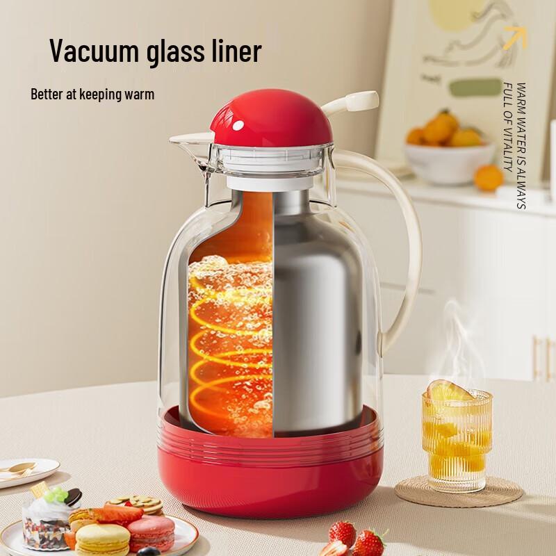 JEKO&JEKO Polka Dot Cat 1.7L Home Thermos Kettle