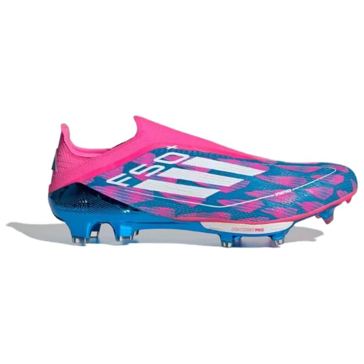 Adidas F50+ Elite Laceless Fg 'Solar Blue Cloud White Solar Pink' IG4324