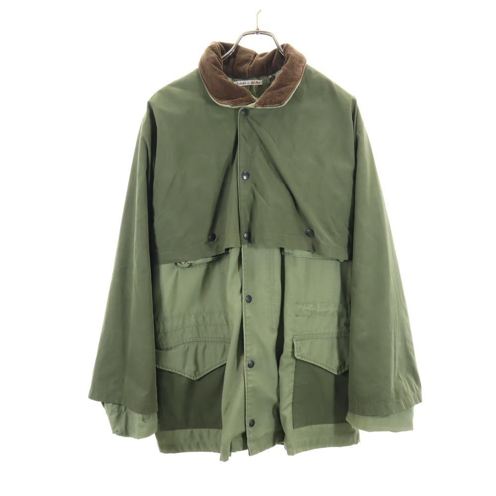 Needles Rebuild Militærkåpe S khaki laget i Japan Herre Brukt