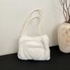 Autumn Winter New Plush Bucket Bag for Women Korean Style Premium Texture Niche Design Commuter Handbag