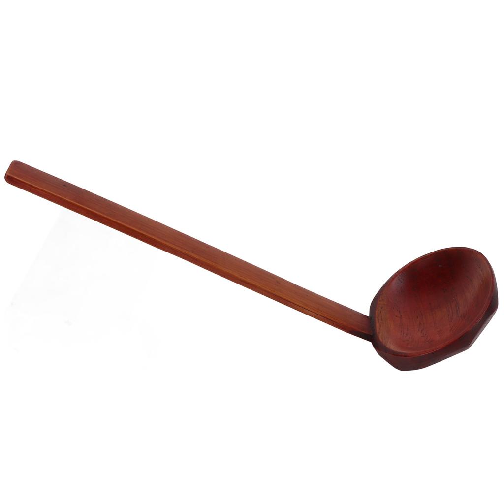 5Pcs Wooden Spoons Sturdy Handle Hand Polished Smoother Light Weight Japanese Tortoise Spoon for Restaurant Gifts