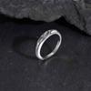 Fashionable Men's & Women's Oval Carved Stainless Steel Ring - RC-734