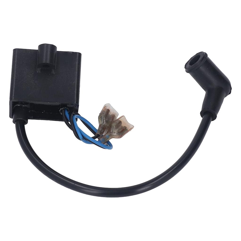 CDI Magneto Ignition Coil Metal Rubber with Spark Plug Ignition Coil Module for 49cc 60cc 80cc Bikes Replacement