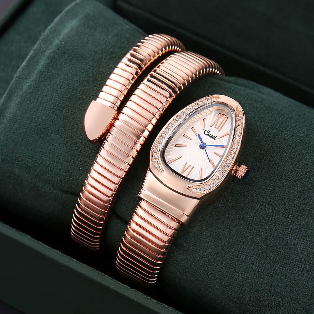 

Женские кварцевые часы-змея 2024 года выпуска – модный аксессуар, пользующийся спросом