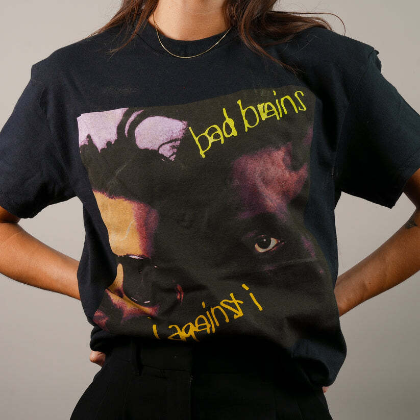 

Bad Brains I Against I Album Cover Black T-Shirt black short sleeve tee Unisex T-Shirt XXXXL
