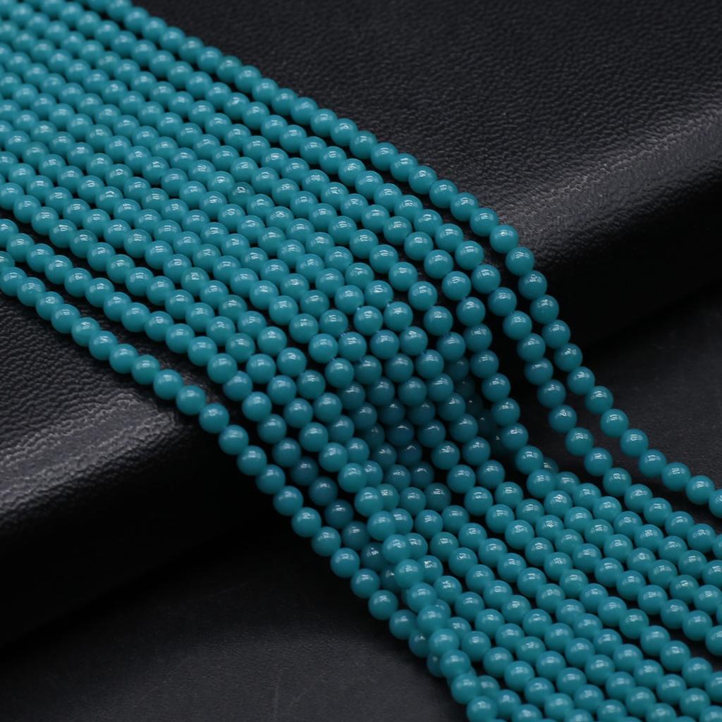 Natural Stone Beads Round Small Beads 3 MM Charms For Jewelry Making DIY Necklace Bracelet Earrings Accessory