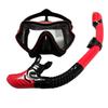 Swimming Training Snorkel Kit Adults Youth Scuba Diving Mask Snorkel Set Tempered Glass Professional Panoramic Snorkeling Gear 006+1988