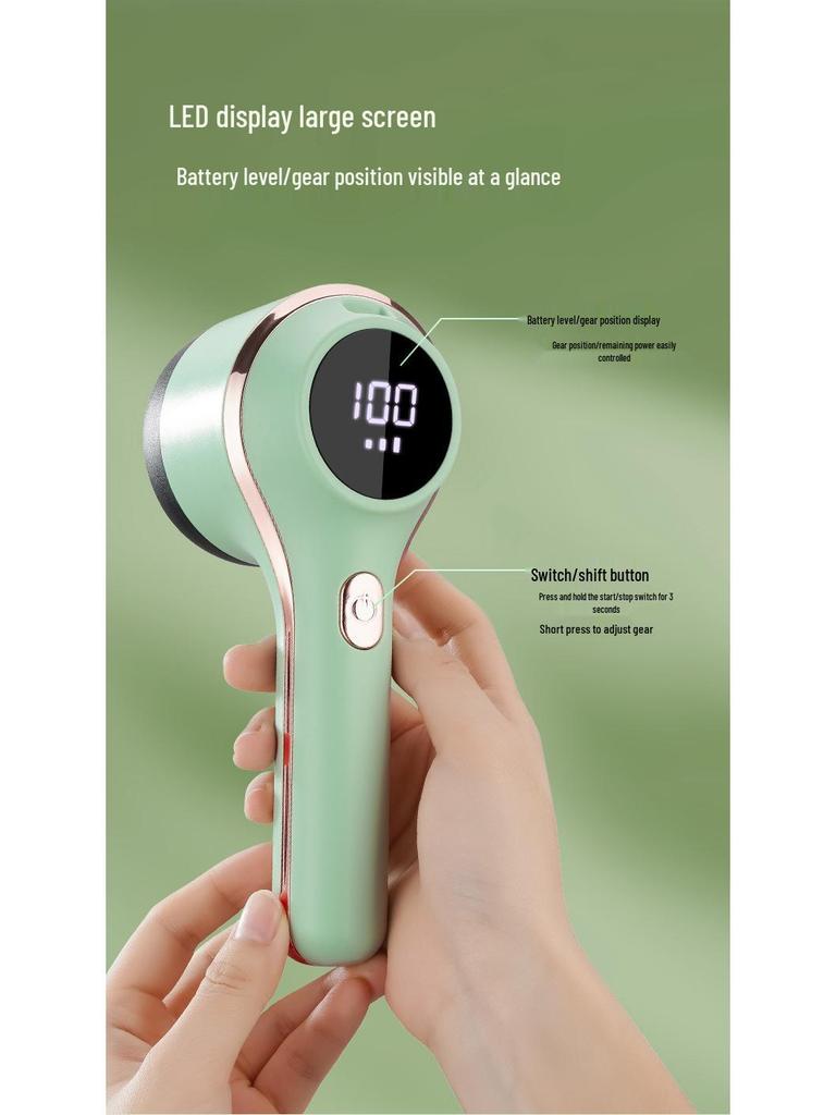 Rechargeable Portable Fuzz Trimmer: Gentle Fabric Shaver & Depiller for Clothes