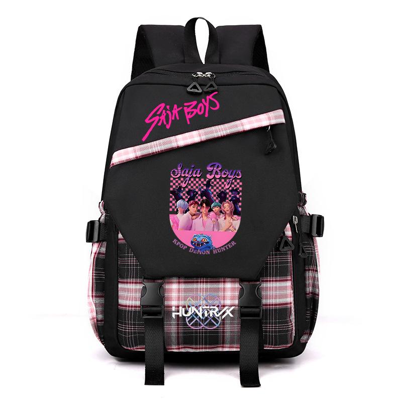 Sac à dos étudiant K-Pop Anime Dessin animé Imprimé Campus Haute Valeur Léger Décontracté