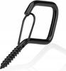 Screw Hooks with Security and Dowels 10 Pcs. Ceiling