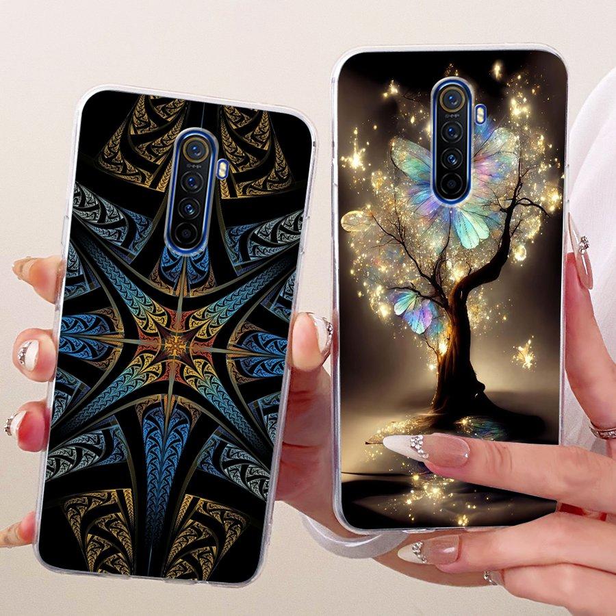 For Realme X2 Pro Case Soft Silicone TPU Protective Butterfly Painted Phone Case For RealmeX2 X 2T X 2Pro Oppo K5 Cover Coque