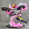 New  Anime Periphery Solon Five Levels Nica Four Levels Bouncing Man Luffy Handmade Desktop Ornament Male Gift Toy