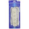 OA Power Strip Grounding 15A 4 Outlets Gray 1m Cord Magnet P WCH2314HP