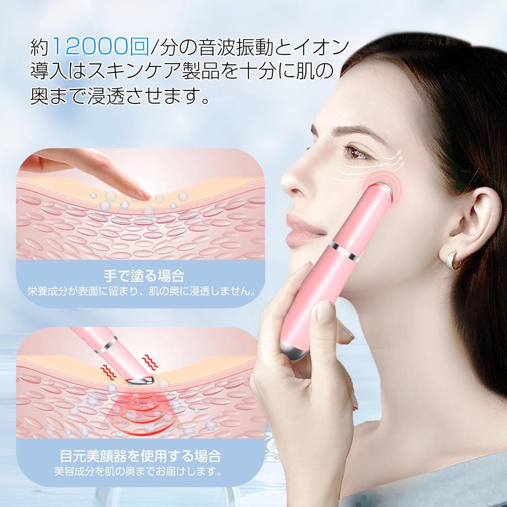 Latest Eye Area Facial Eye Thermal Beauty Face Eye and Mouth USB Home Use Facial Popular Eye Care Perfect Gift for New Japanese Instruction Manual