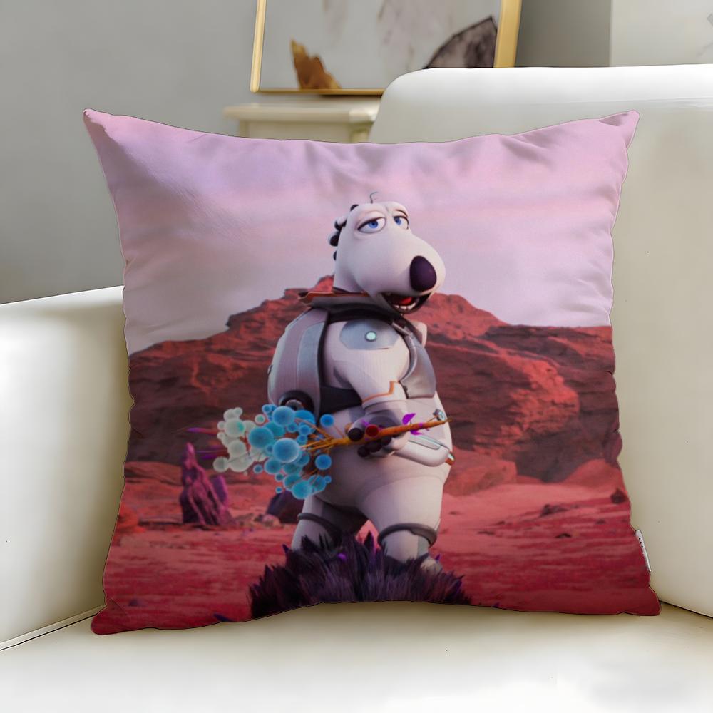 classic cartoon character Backkom Cushion Cover Soft & Easy-Wash Pillow Case – Versatile for Couch, Bed, Travel and Office