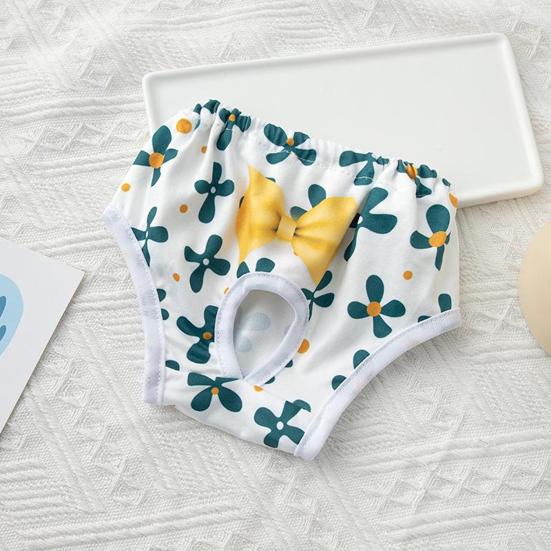 Pet Physiological Pants Pet Clothing Dog Physiological Pants Puppy Printed Cute Physiological Pants