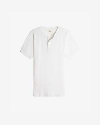 HEYSTE Original Thermal Knit Henry Tee Off-White