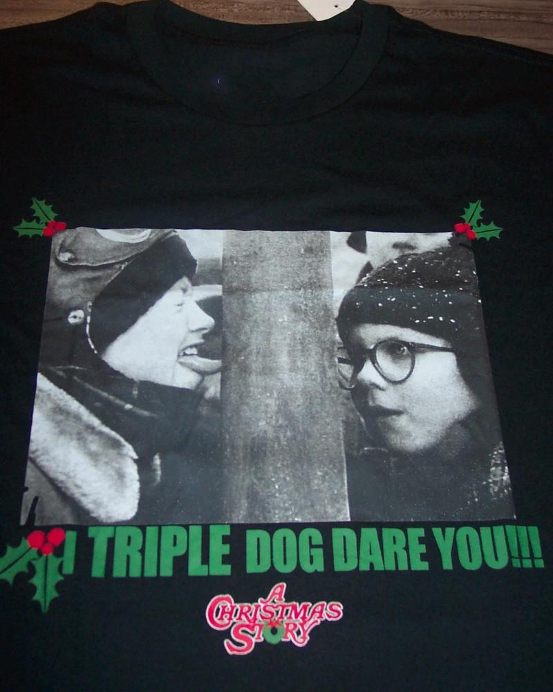 A CHRISTMAS STORY Triple Dog Dare You Cotton T-shirt Unisex S-5XL US1859 Unisex T-Shirt S