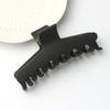 Safe Silicone Shark Clip Korean Style Solid Color Shark Clip Straight Line Shaped Hair Claw  Gifts
