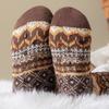 Floor Socks In Autumn and Winter Thickened with Fleece for Warmth and Anti Slip Mid Tube Socks for Home Use