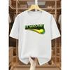 European sizes Men'S Tennis Theme T-Shirt IT WAS IN Fun Print Style Comfortable Casual Short-Sleeved T-Shirt in Summer