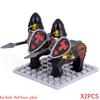 MOC Medieval Centaurs Knights Mini Action Figures Building Blocks LOTR Horse Soldiers Bricks Kids Toys Gifts
