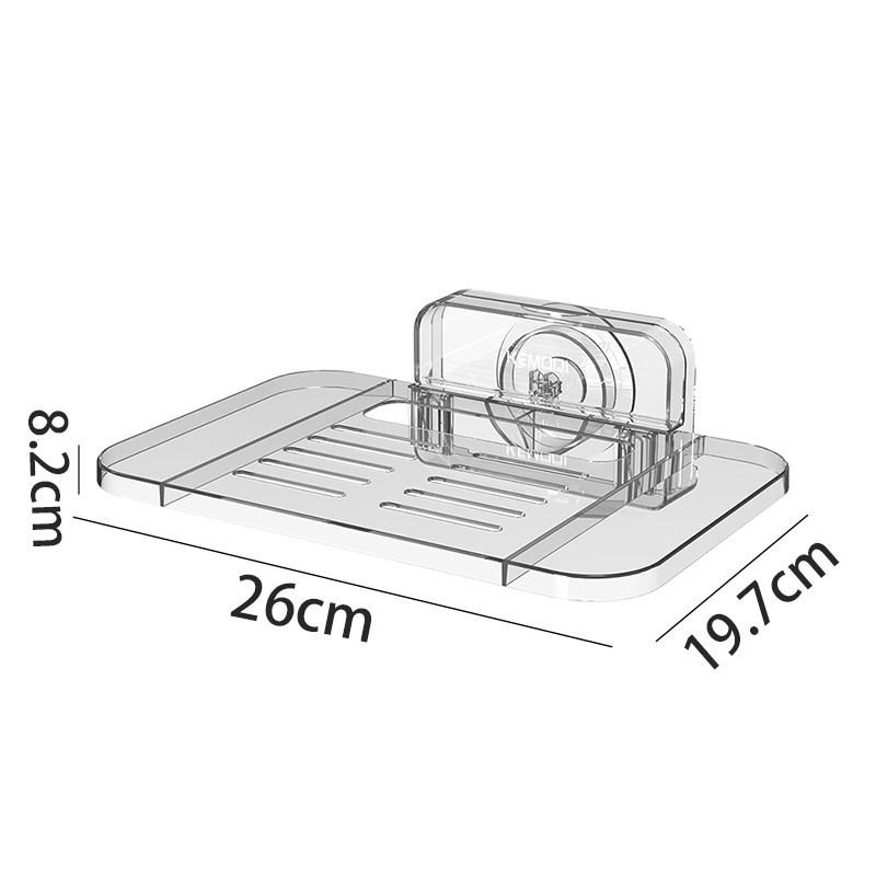 Wall-Mounted Suction Cup Router Shelf: Punch-Free Storage Box & Organizer Bracket