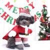 Christmas Clothes Cat Outfit with Santa Hat Cute Dog Costumes for