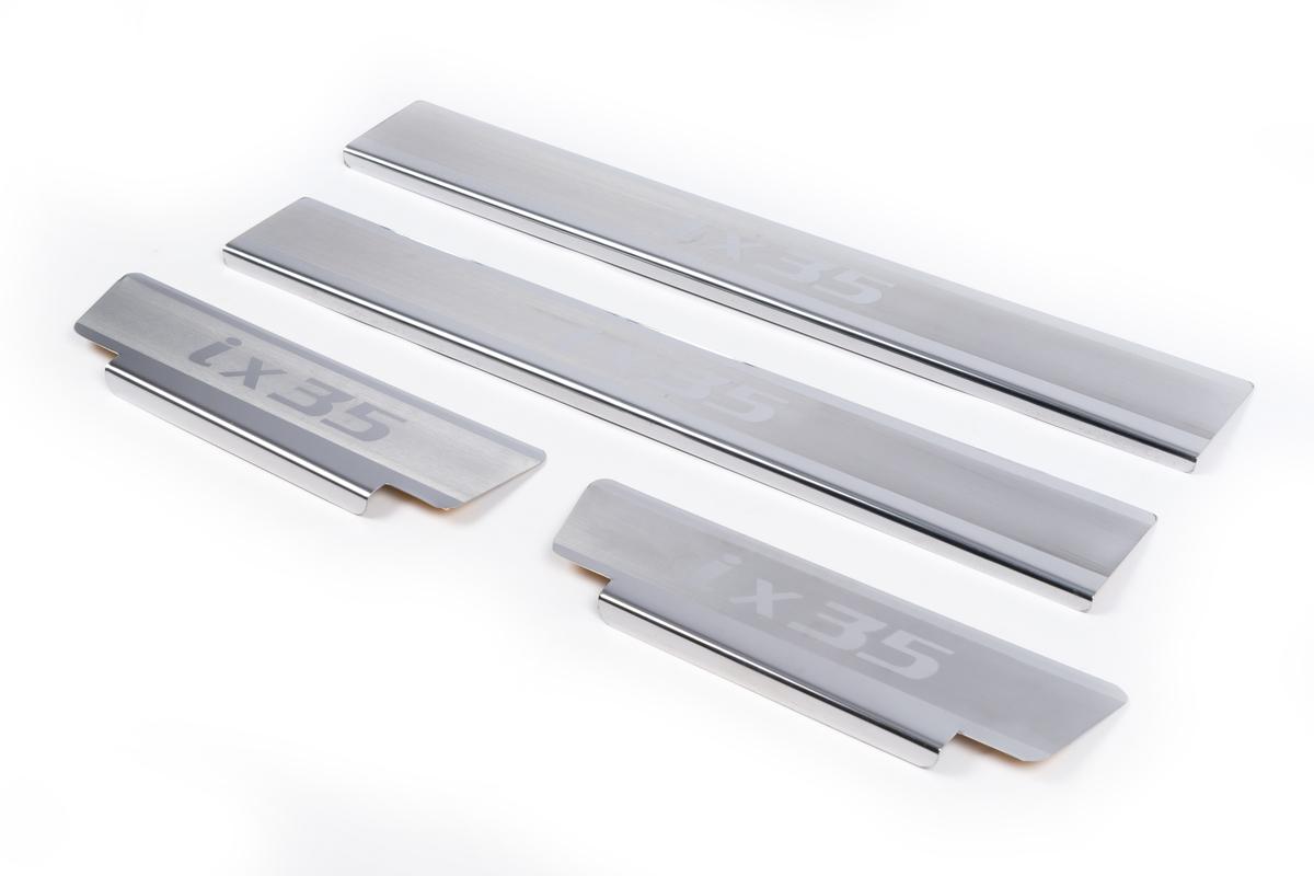 

Накладки на пороги Carmos V2 (4 шт, нерж) для Hyundai IX-35 2010-2015 рр.