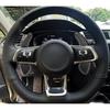 Prodloužení pádla řazení na volantu Pro VW Golf 7 T-ROC Hliník Černý