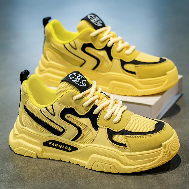 Men 's Casual Four Seasons Fashion Skateboarding Students Comfortable Sneakers Boys Trending Soft Sole Breathable Shoes