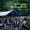 Jun Kaiwei Outdoor Camping Tarp with Black Coating