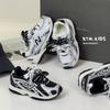 2025 Herbst neue Kinder-Laufschuhe Mode N-Wort doppelter Schnürverschluss Mesh atmungsaktiv Herren- und Damen-Sportschuhe