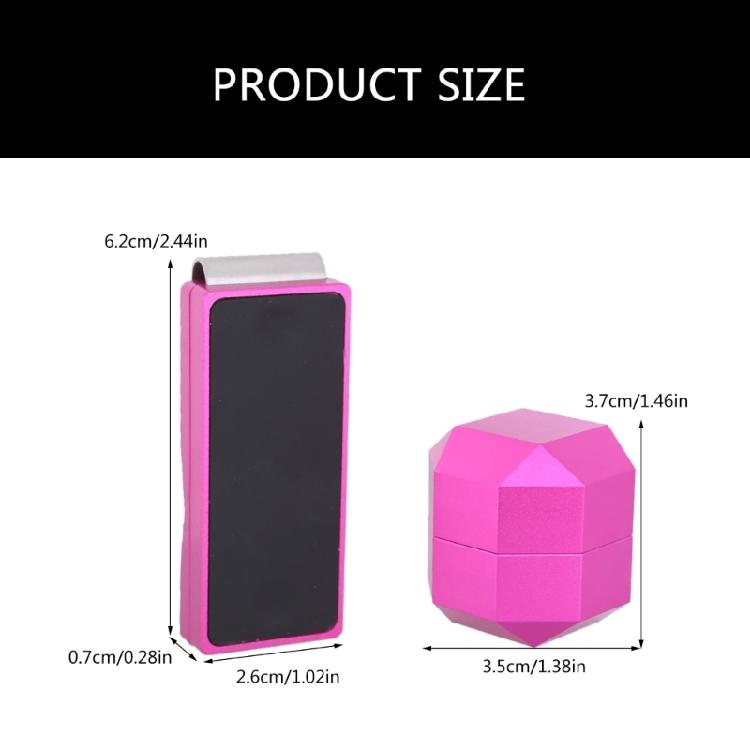 Billiard Chalk Container Caps Pool Cue Chalk Box Cue Tip Chalk Holder Aluminum Billiard Chalk Holder, Pool Chalk Holder