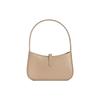 Saint Laurent Ysl Le5A7 Gold Logo Classic Hook Closure Design Smooth Cowhide Hobo Bag Women bags Dark-Beige 710318-2R20W-2721