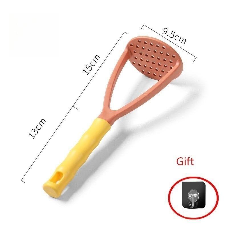 

1 шт. ПП прессованная картофелемялка для пюре соковыжималка толкушка для приготовления пюре из картофеля дробилка для фруктов кухонные принадлежности