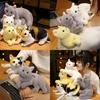 31cm Realistic Plush Cat Doll Soft Stuffed Kitten Toy In Pure Grey White Yellow And More For Kids' Pet Collection