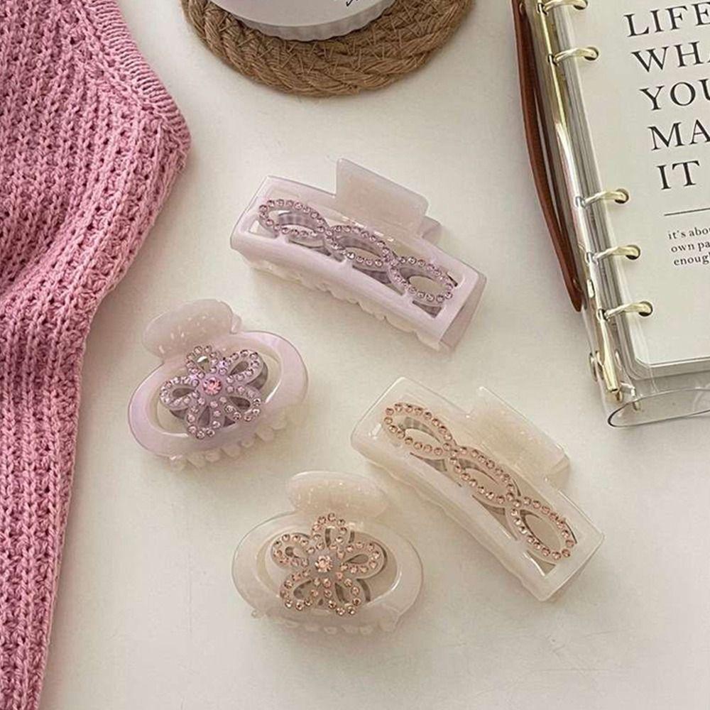 

Girl Gift Hair Grip Clip Girl Acetate Hair Claw Women Large Shark Clip Korean Style Hair Clip
