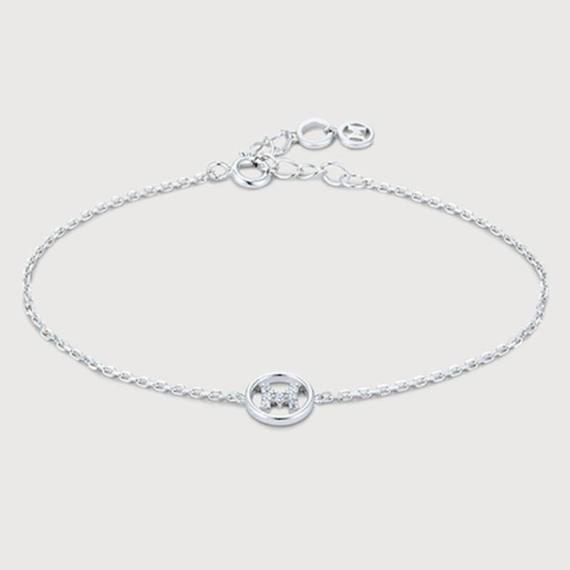 METROCITY JEWELRY Tuberare Silver Bracelet A201SB9302WPA