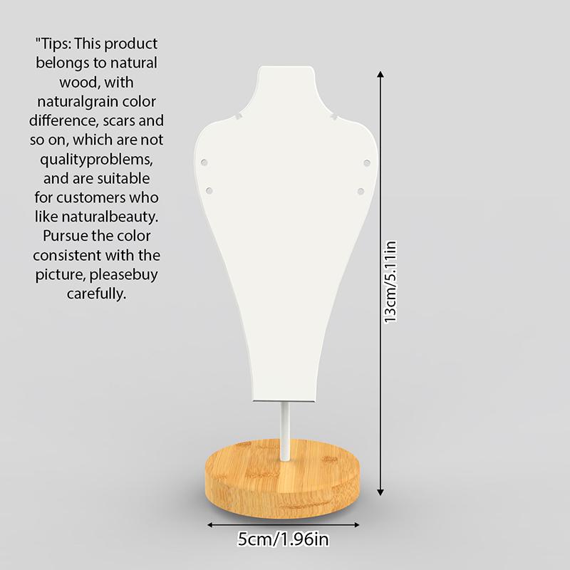 

1 шт. Мини-подставка для ожерелья, стойка для хранения ювелирных изделий, подставка для ожерелья, цепочка с подвеской, 3 цвета белый