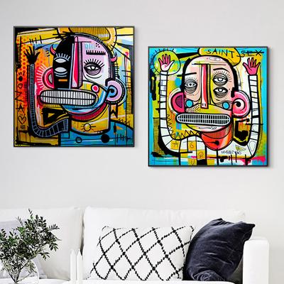 Póster de arte de grafiti colorido abstracto, pintura en lienzo, imagen impresa para pared, para sala de estar moderna, decoración del hogar, Cuadros