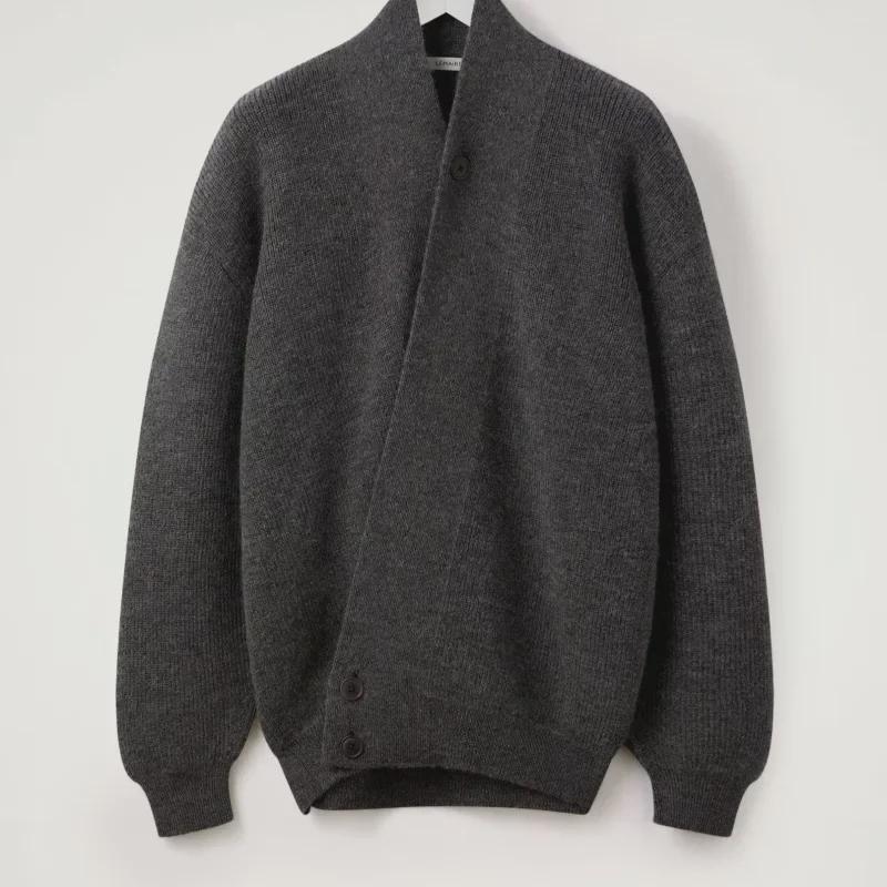 Autumn Old Money Loose Knit Cardigan Sweater