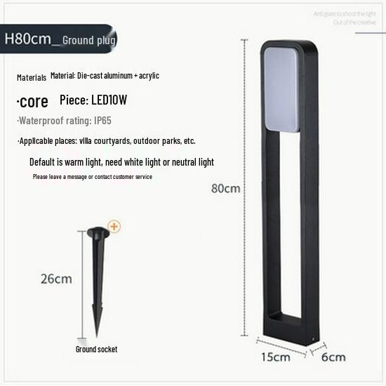 LED Waterproof Lawn and Garden Pathway Light