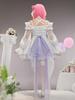 Adult Anime Game Goddess Angel Maid Cute Adorable Moe Cool Costume Cosplay Fancy Dress Transformation Outfit Set White [Miccostumes] Women's One-Piece