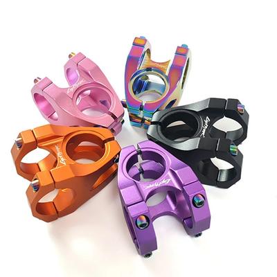 Mountain Bike 31.8 * 28.6 * 45mm Speed Drop Short Handlebar CNC Aluminum Alloy High-strength Handlebar Stem