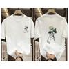 Heavy Cotton Versatile Short-sleeved T-shirt Men's and Women's American Ins Trend Creative Design Print Top T-shirt