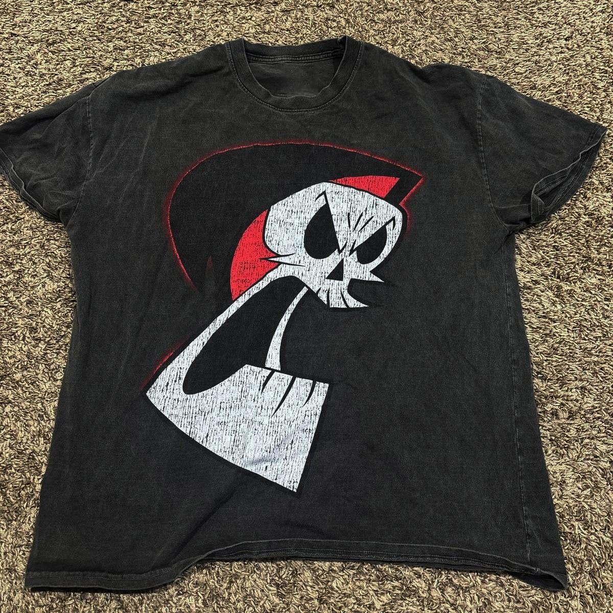 Grim Reaper Cartoon Retro Unisex T-shirt S-5XL S