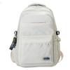 Men's College Students Solid Color Backpack Middle School Students High Capacity Backpack