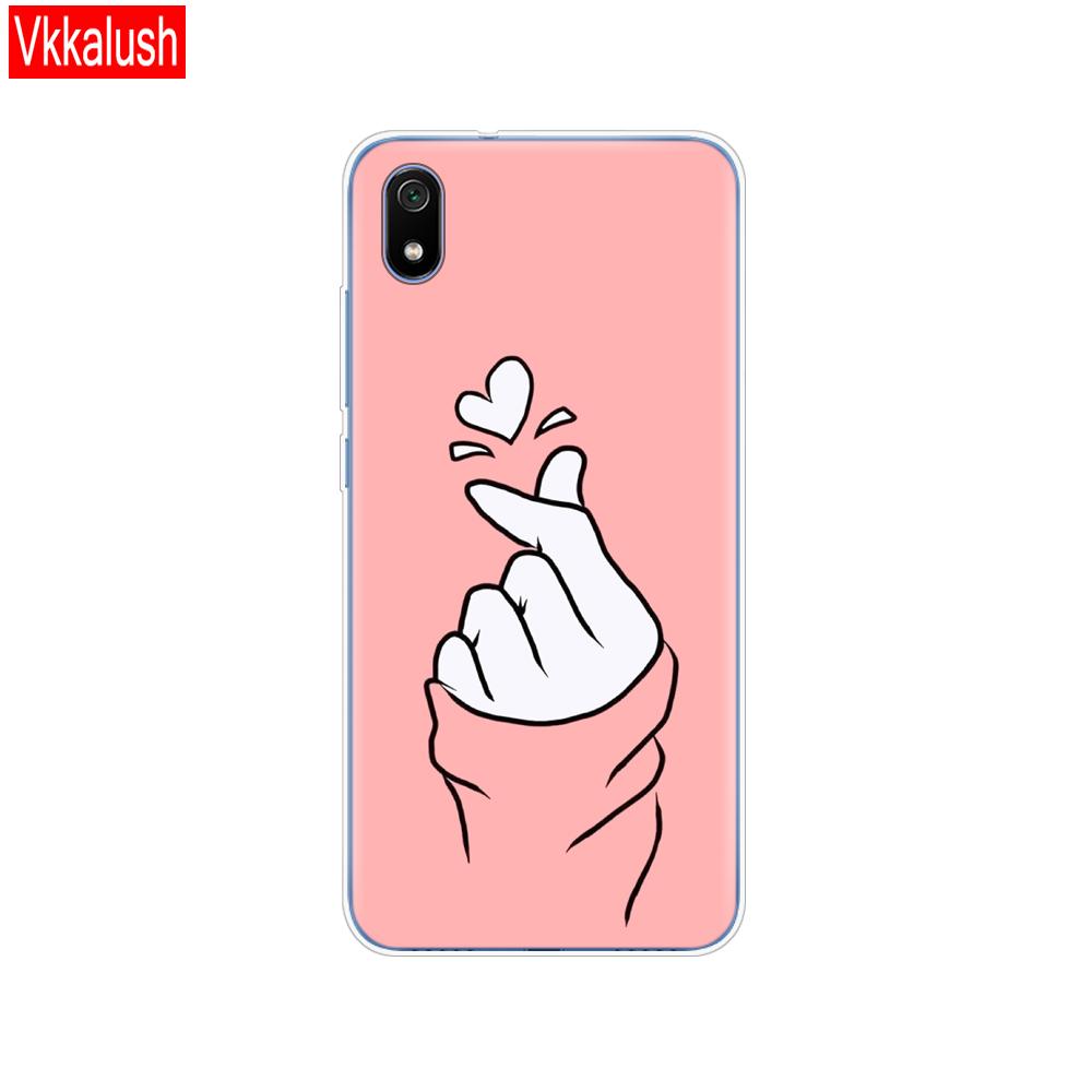 Silicon Case For Xiaomi Redmi 7a Cases Full Protection Soft Tpu Back Cover For Redmi 7 A Bumper Phone Shell Bag Coque